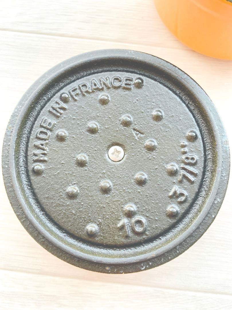 ストウブ ピコ・ココット ラウンド マスタード イエロー　黄色　10cm 激レア