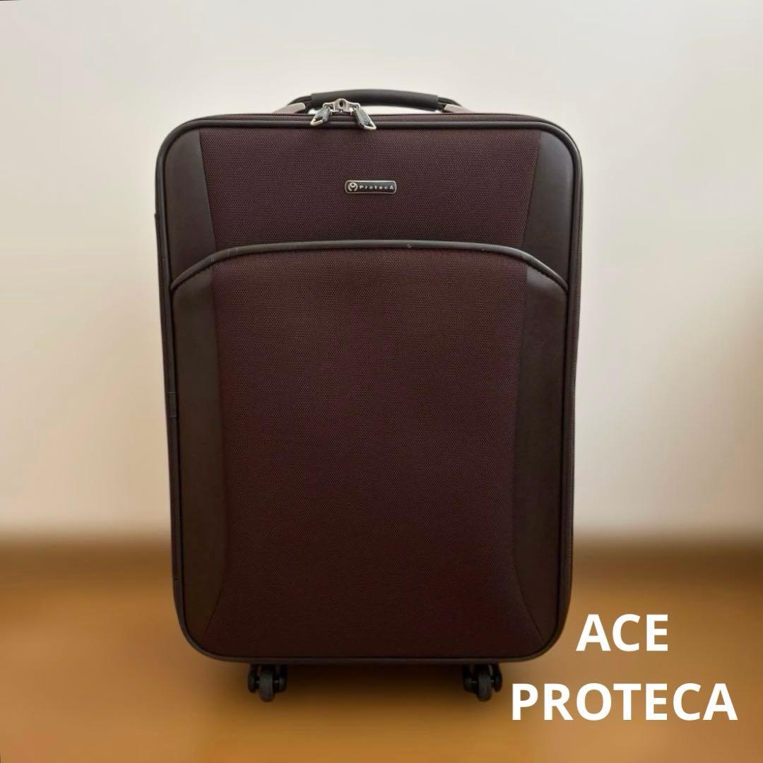 ACE PROTECA ソフトキャリーケース 4輪 ストッパー付 機内持ち込み可