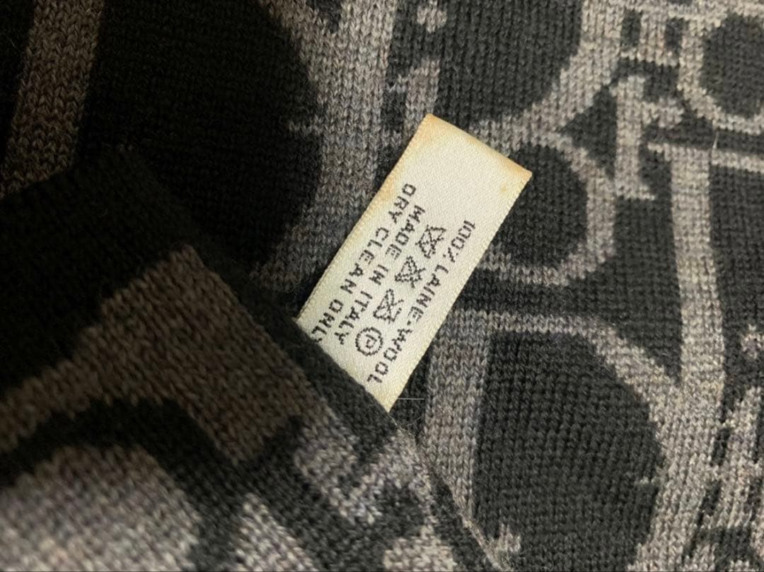 DIOR（ディオール）オブリーク　トロッター　ロゴマフラー