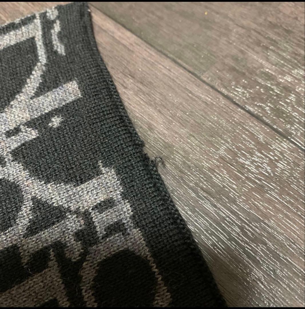 DIOR（ディオール）オブリーク　トロッター　ロゴマフラー