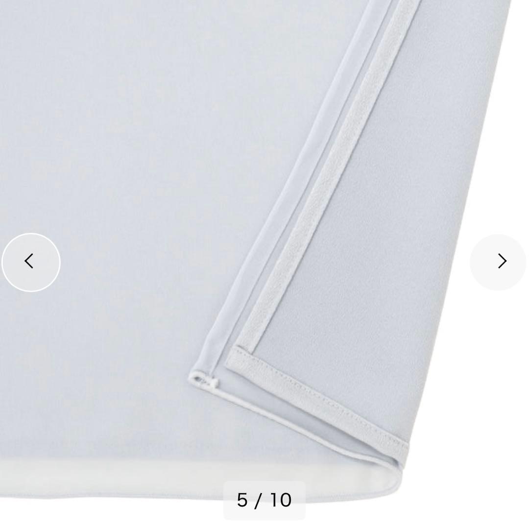 Francfranc フリルバランス ダブルカーテン 135×100cm