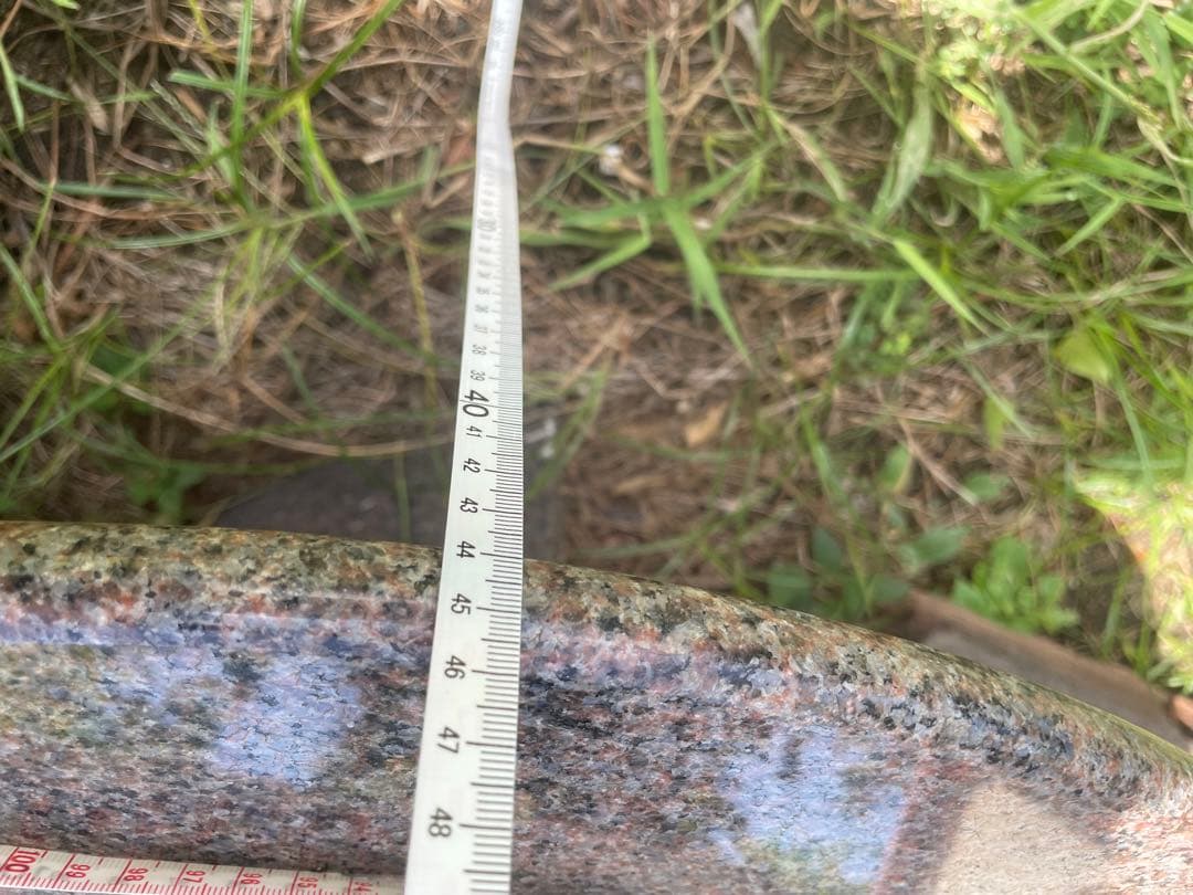 天然石テーブル　庵治石　テーブル　椅子　花崗岩 楕円形 石材 庭装飾用