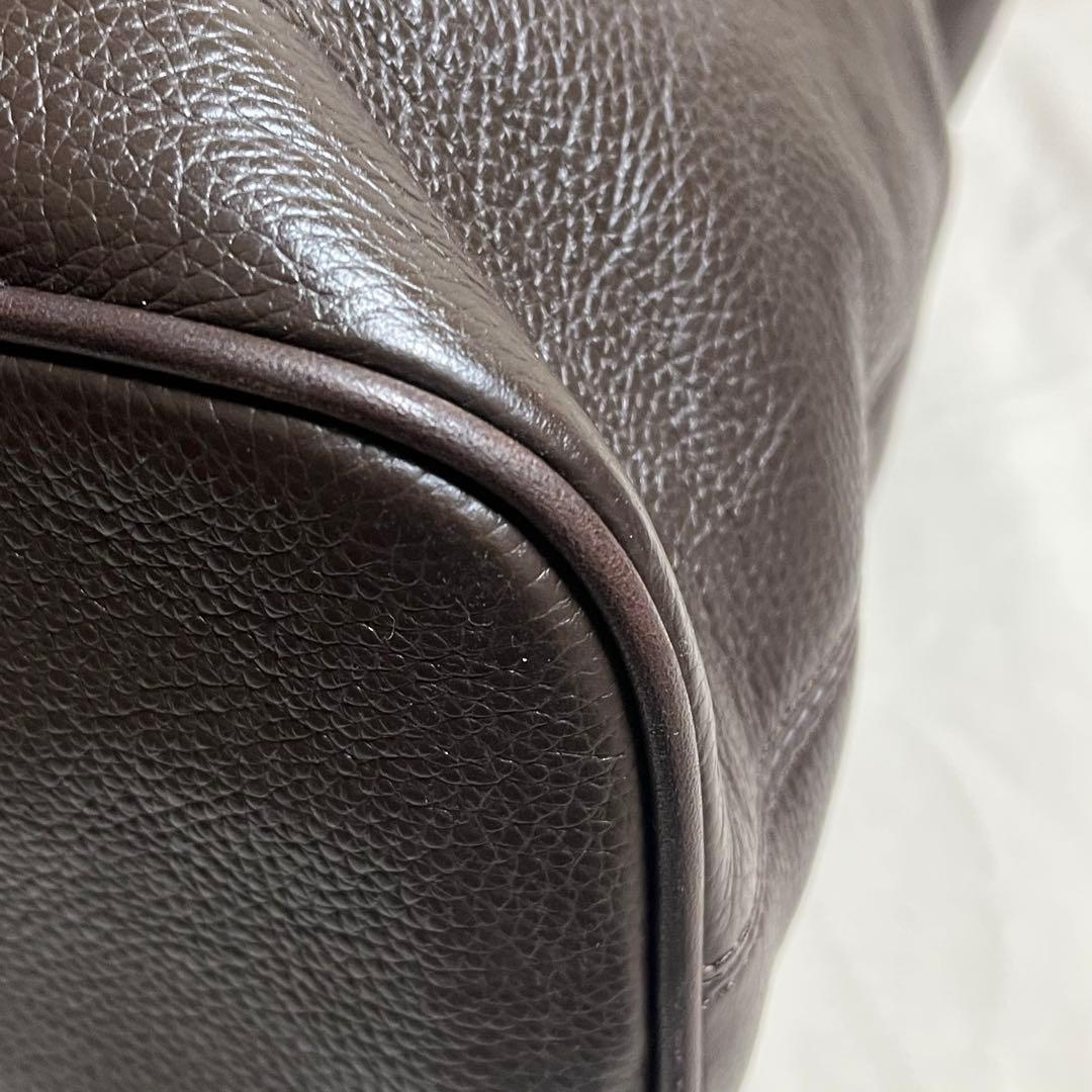 コールハーン　トライボロ トートバッグ　ビジネス　ショルダー　2wayシボ革