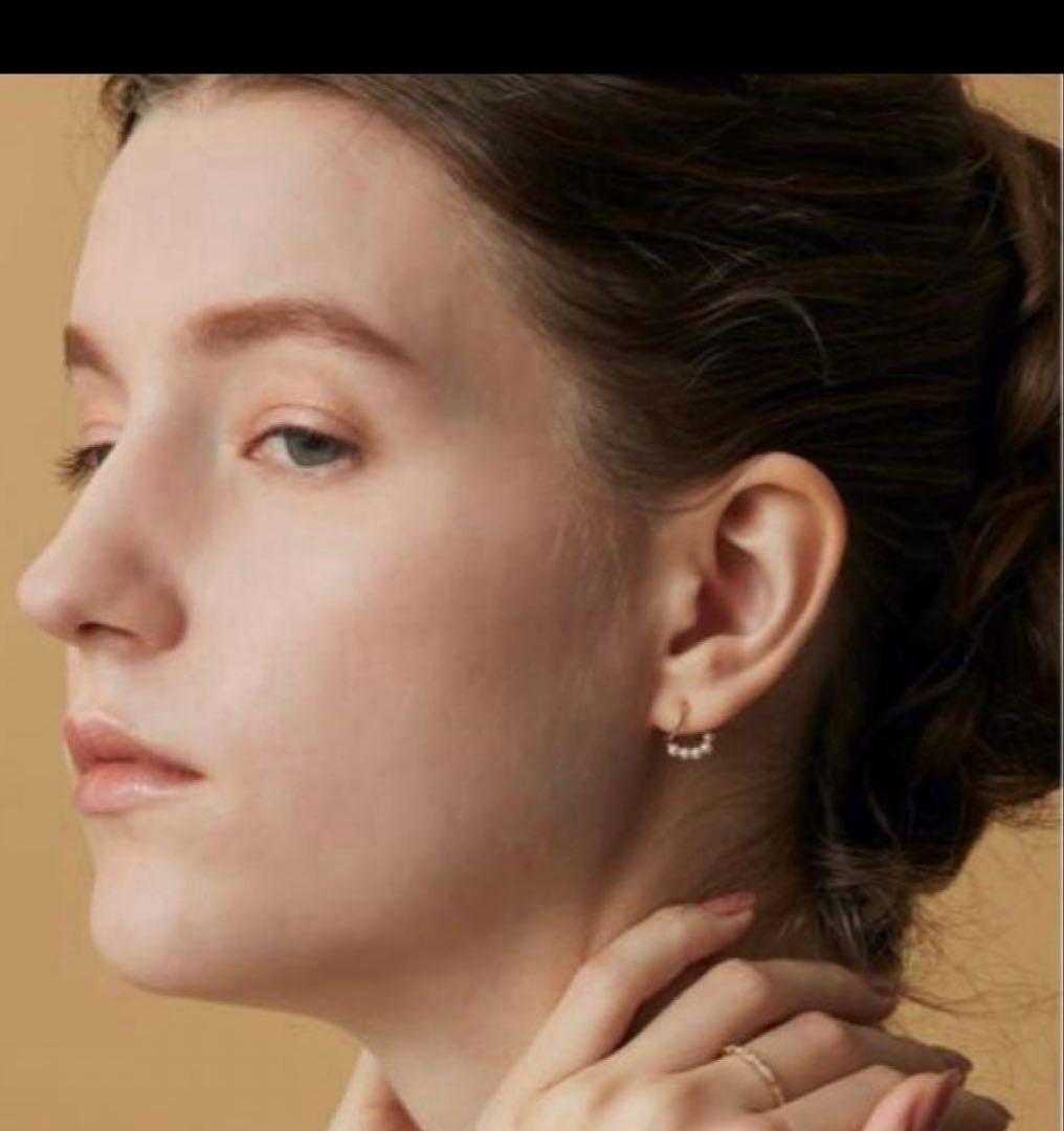 agete パールフープピアス