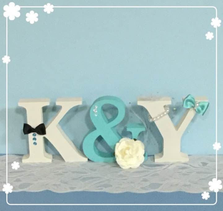 みーたんmama様確認用♡ウエディングバージョン・イニシャルオブジェ