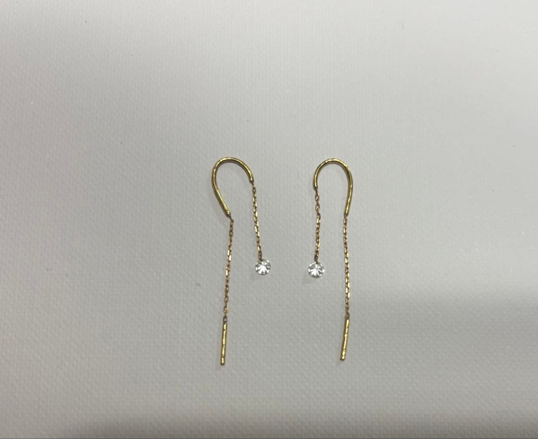 AHKAH スイングダイヤ ピアス