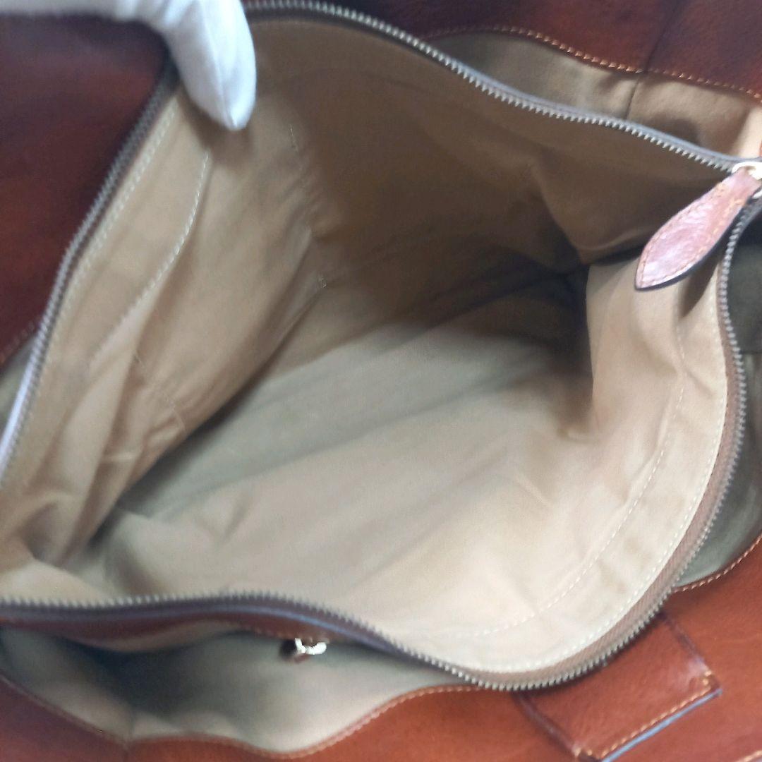 ボルドリーニ セレリア トートバッグ 肩掛け レザー ブラウン 赤茶 6853