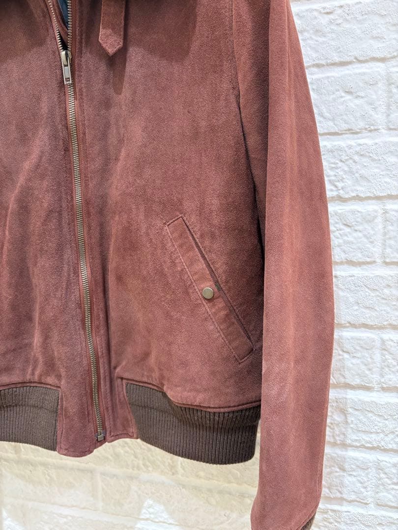 トゥモローランド マカフィー レザーブルゾン ムートン スウェード