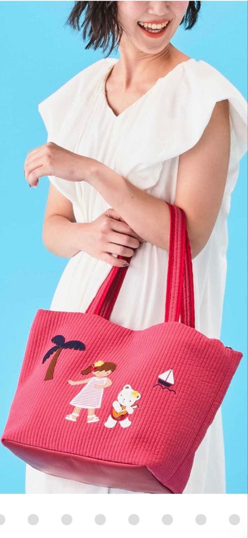 のりのり！ファミリア　ピオヌンナル　バッグ　ハワイ　レッドRD