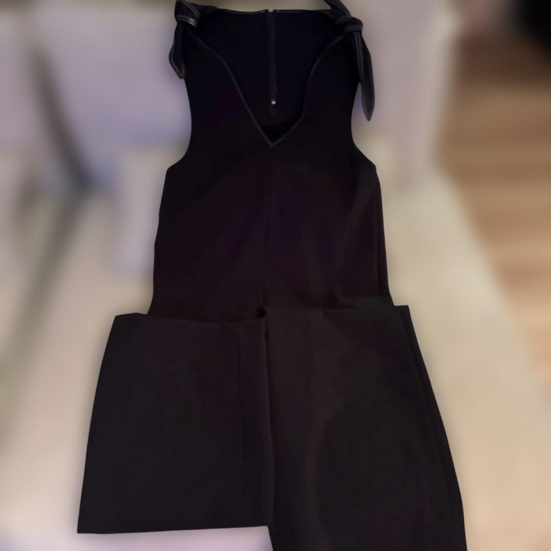 ellie リボンサロペット　ブラック