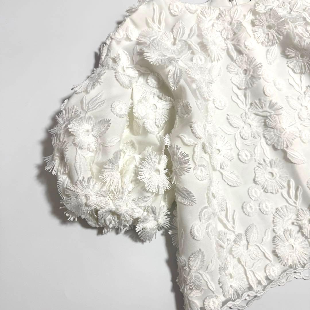 新品　Tsuru by Mariko Oikawa Primrose 白ブラウス