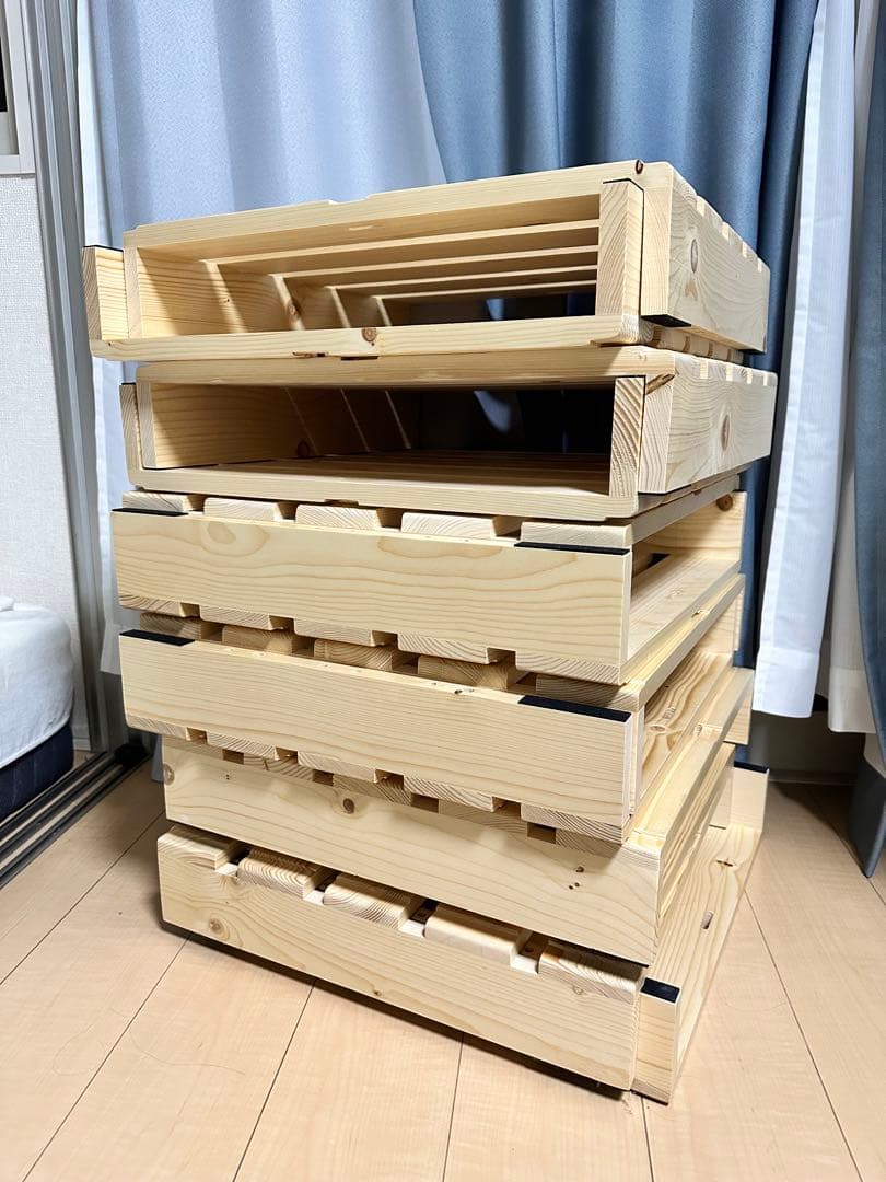 ベルメゾン パレット風ベッド 12枚セット