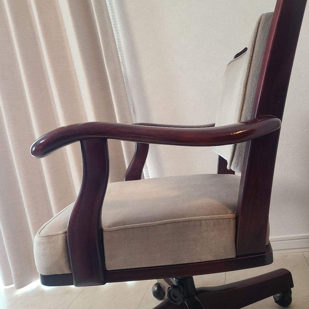 カリモク　コロニアル　デスクチェア　ヴィンテージ