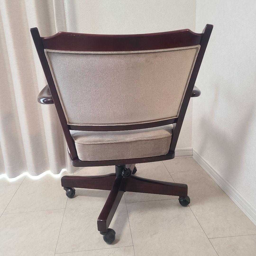 カリモク　コロニアル　デスクチェア　ヴィンテージ