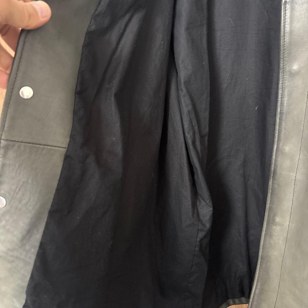 ディーゼル24AWラムレザーハーフコートL-NICOサイズ52 ¥198,000