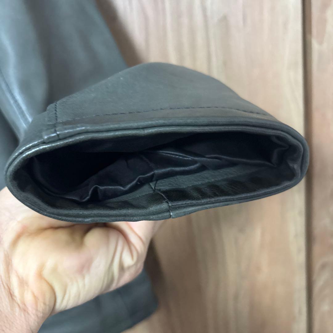 ディーゼル24AWラムレザーハーフコートL-NICOサイズ52 ¥198,000