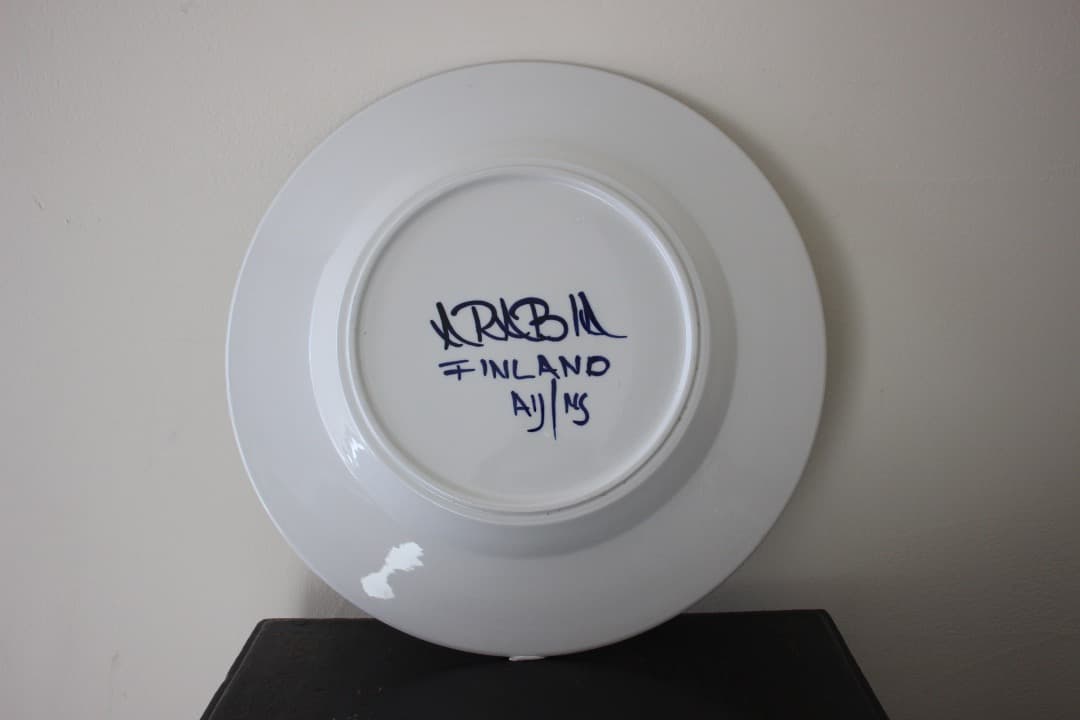 箱入　ヴィンテージ　ARABIA　パユ　柳　３５cmプレート