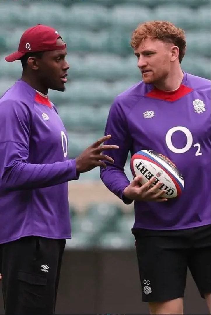 イングランド代表 ラグビー　パープル ウォームアップウェア