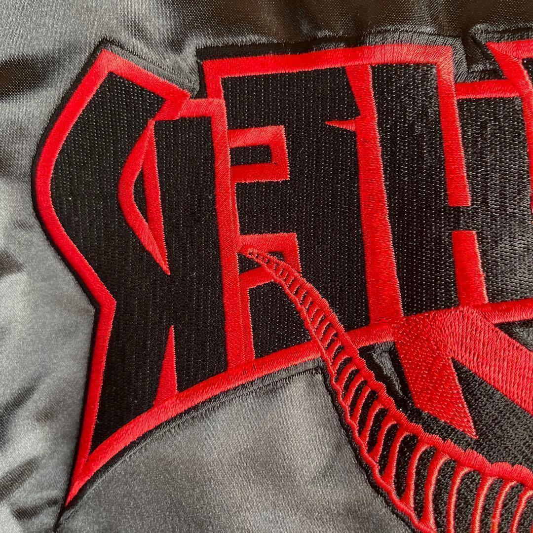 シュプリーム × スラッシャー 刺繍ロゴ スカジャン ブルゾン