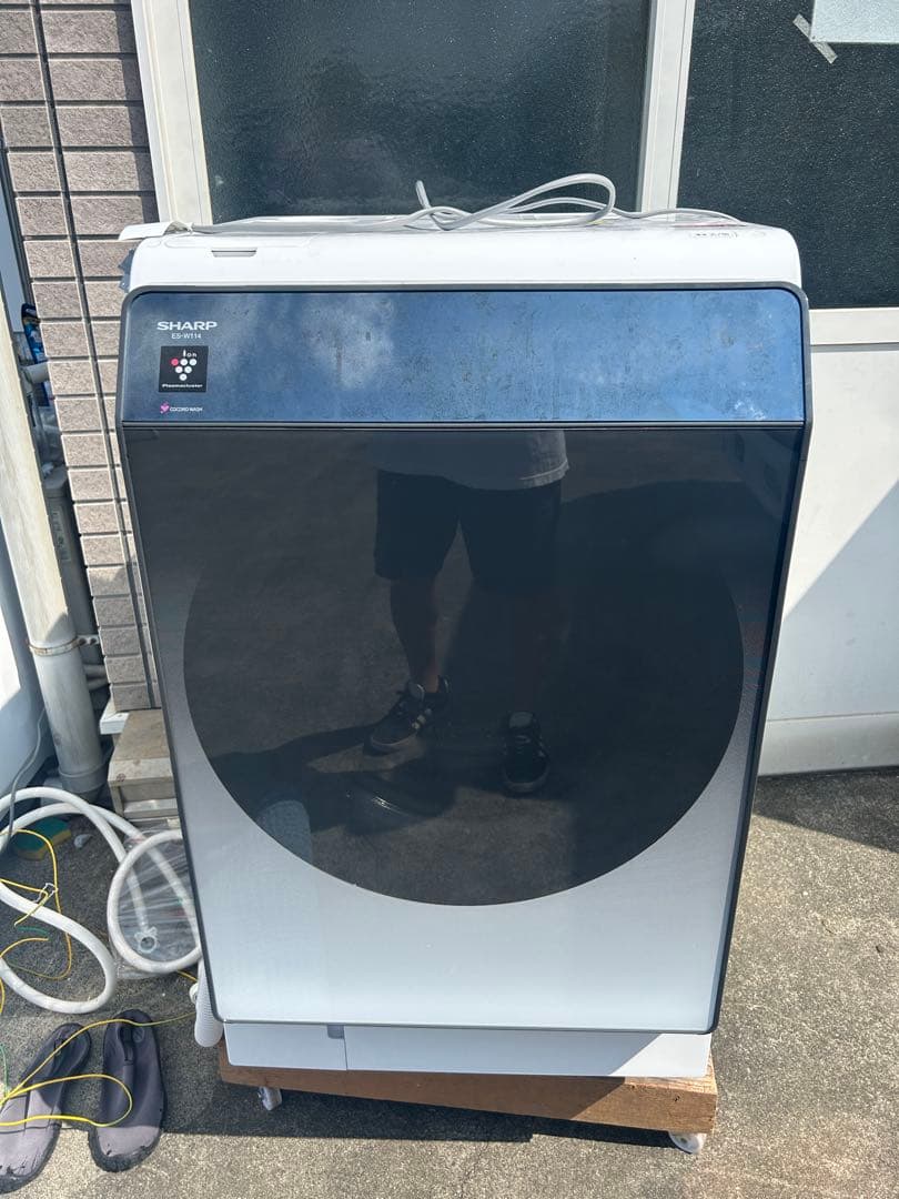2022 SHARP ドラム式洗濯機 ES-W114-SL大容量11キロ　美品