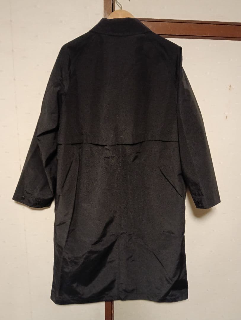 完売25AW ユニクロU オーバーサイズステンカラーコート ブラック M