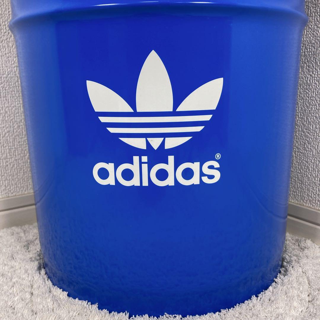 adida ペール缶　アディ缶　アディダス オリジナルス　トレフォイルロゴ