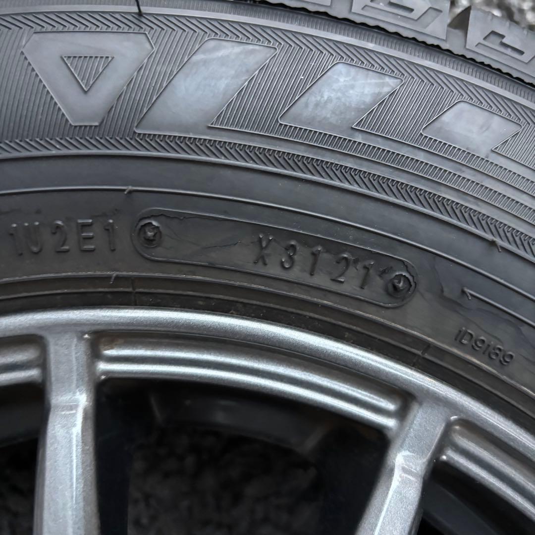 ダンロップ　WM03 145/80R13 スタッドレスタイヤホイール4本セット