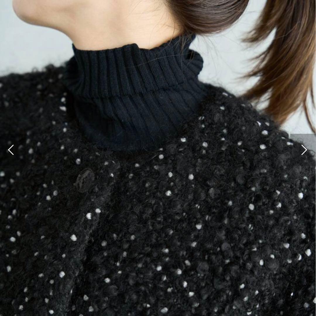 みなひこさま専用　IENA ドットアストラカンクルーネックコート