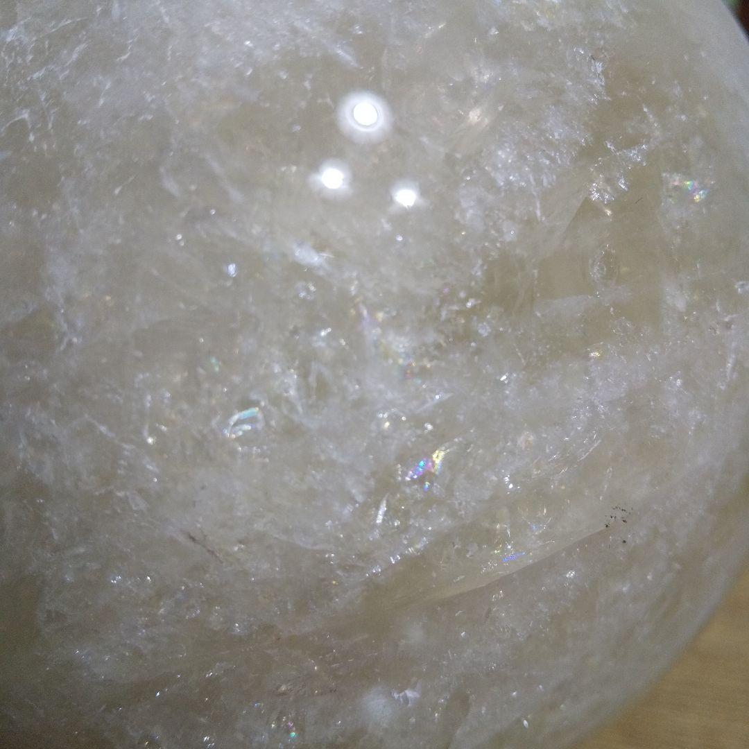 シトリン 丸玉 2.5kg 台座付き 127mm 大玉天然石 金運アップ