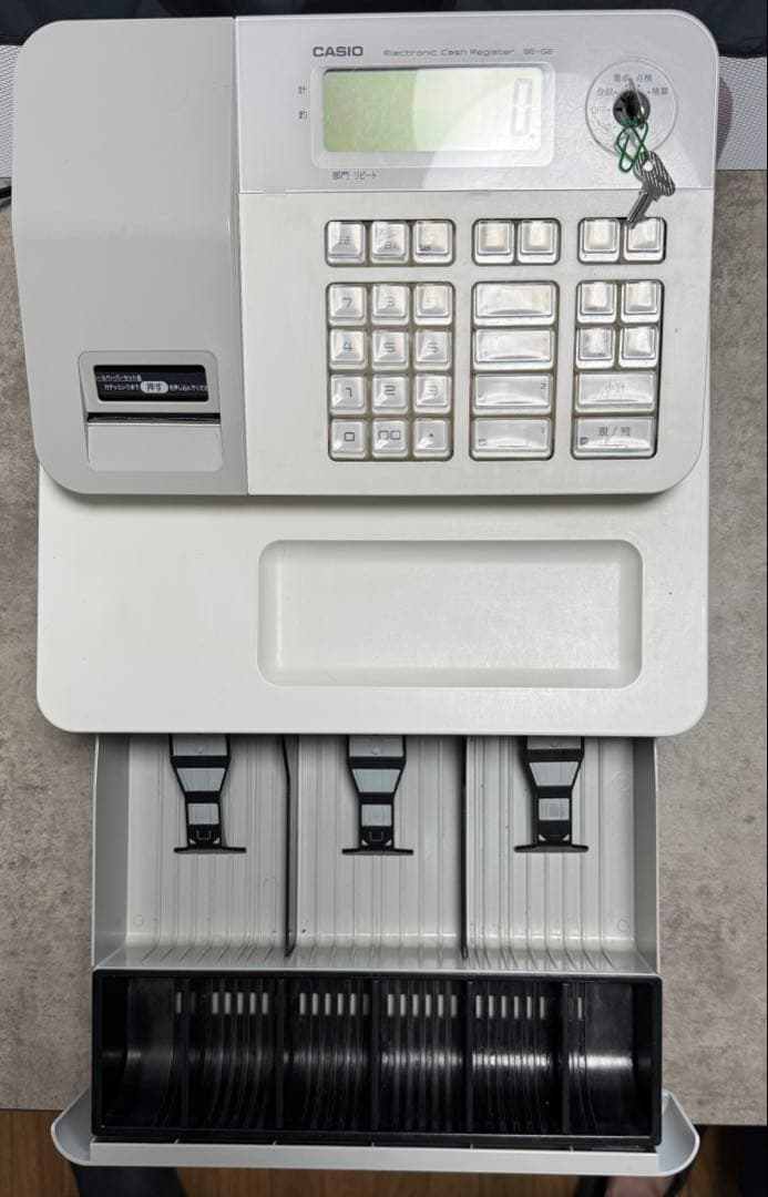 CASIO 電子レジスター SE-G2 ホワイト