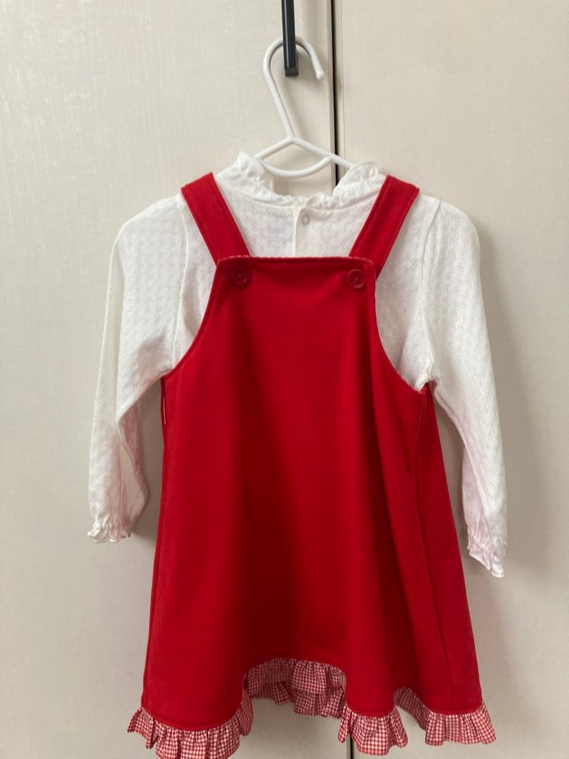 チエコサク　ワンピース&ミキハウス　ブラウス