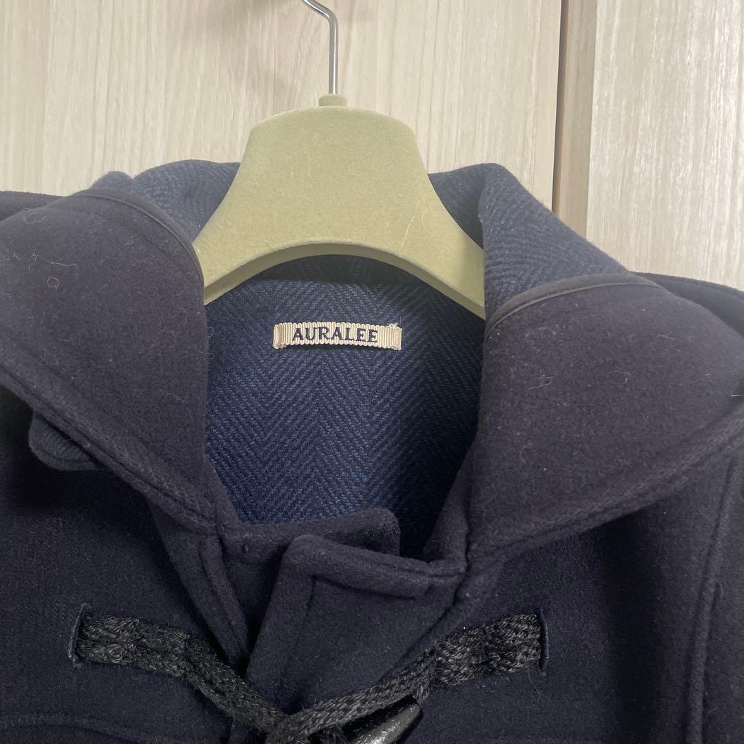 AURALEE（オーラリー）ネイビー ダッフルコート