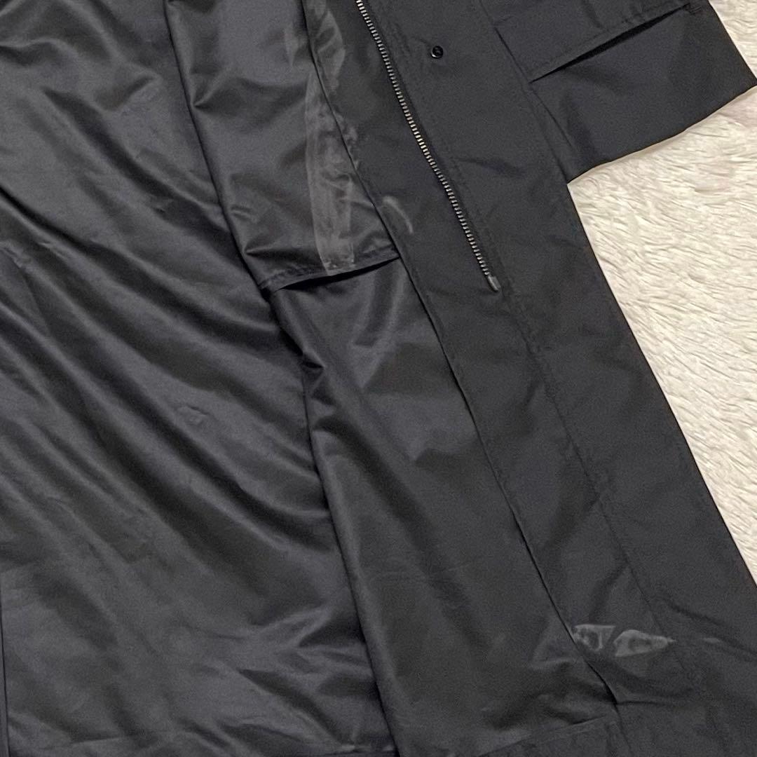 【美品】Paul Stuart ブラック 2WAY上質トレンチコート