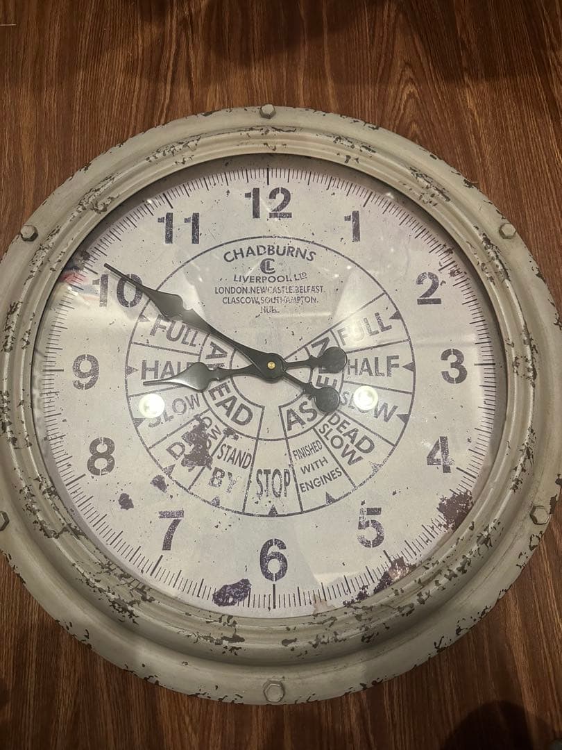 大型　CHADBURNS ヴィンテージ掛時計