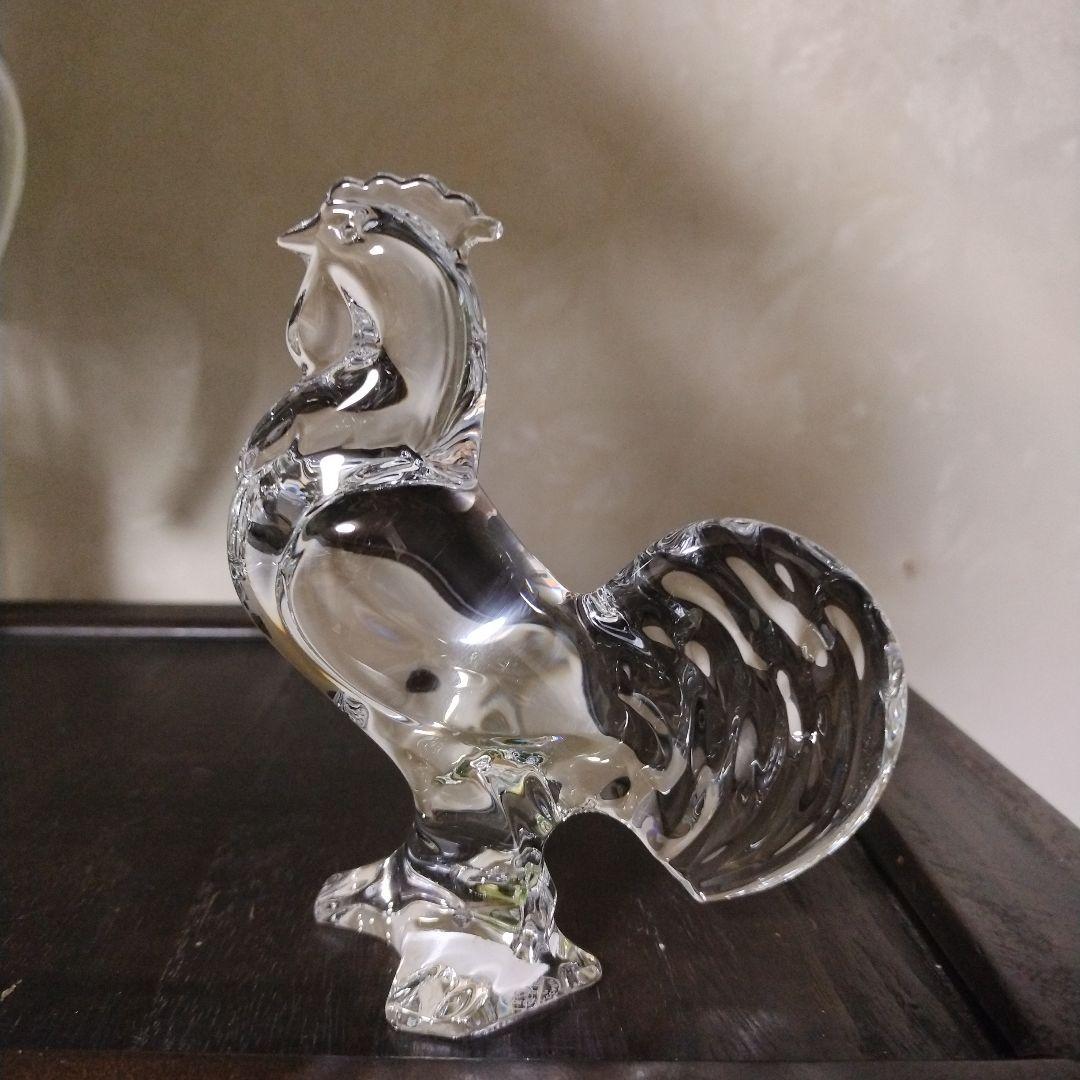 バカラ　フィギュリン　鶏　酉　干支