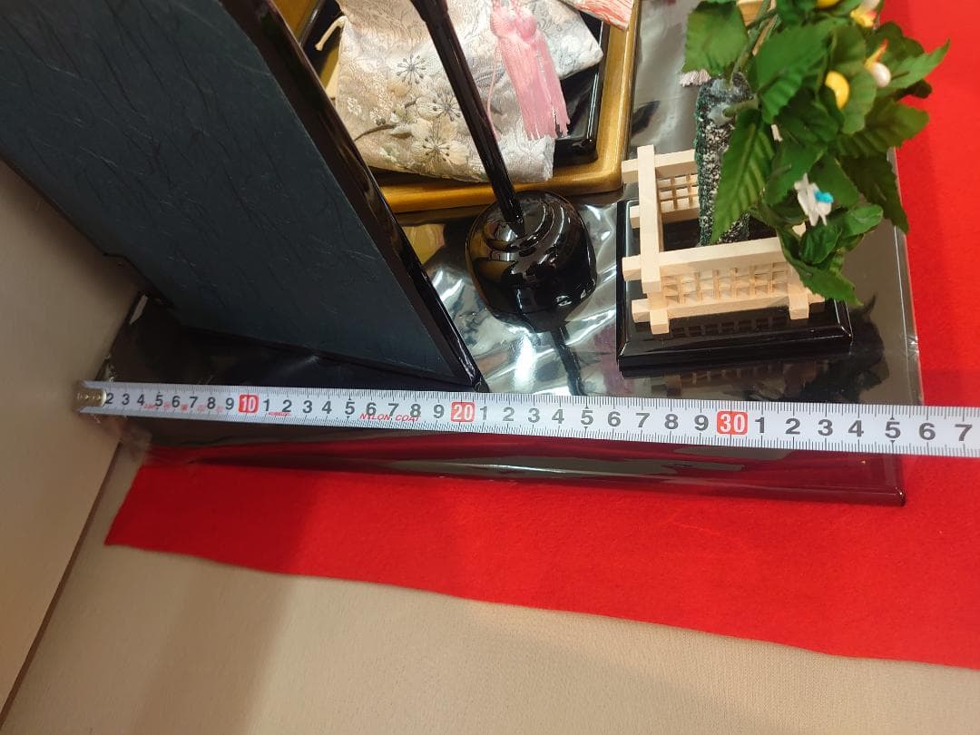 ●さくらの着物おすすめです●新品おひなさま●　さくら刺繍飾り　フルセット