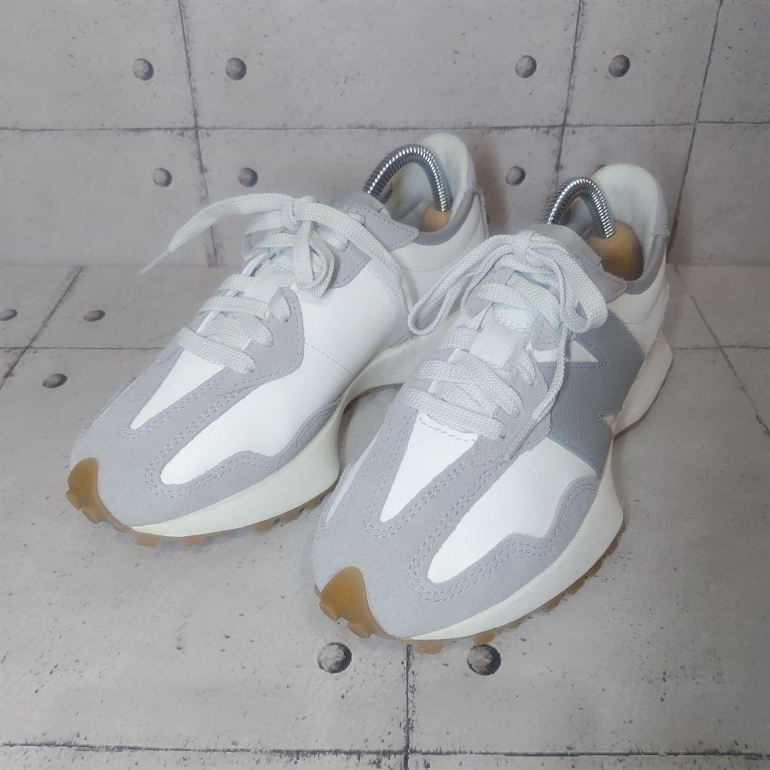 【試着のみ】ニューバランス レディース WS327NKC ホワイト×グレー