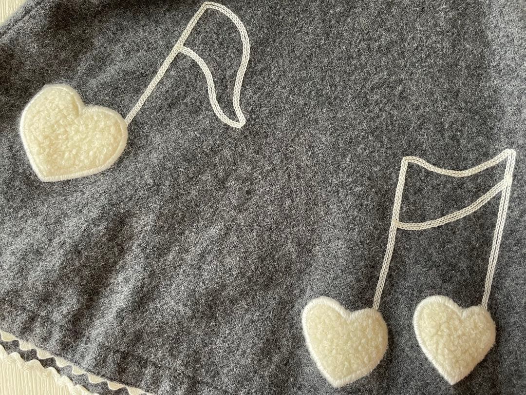 【希少】　シャーリーテンプル　ワンピース　音符　110cm