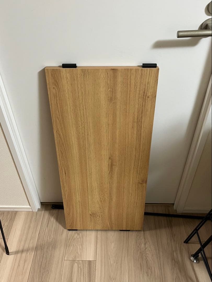 山善　オープンシェルフ　ラック　5段　オーク