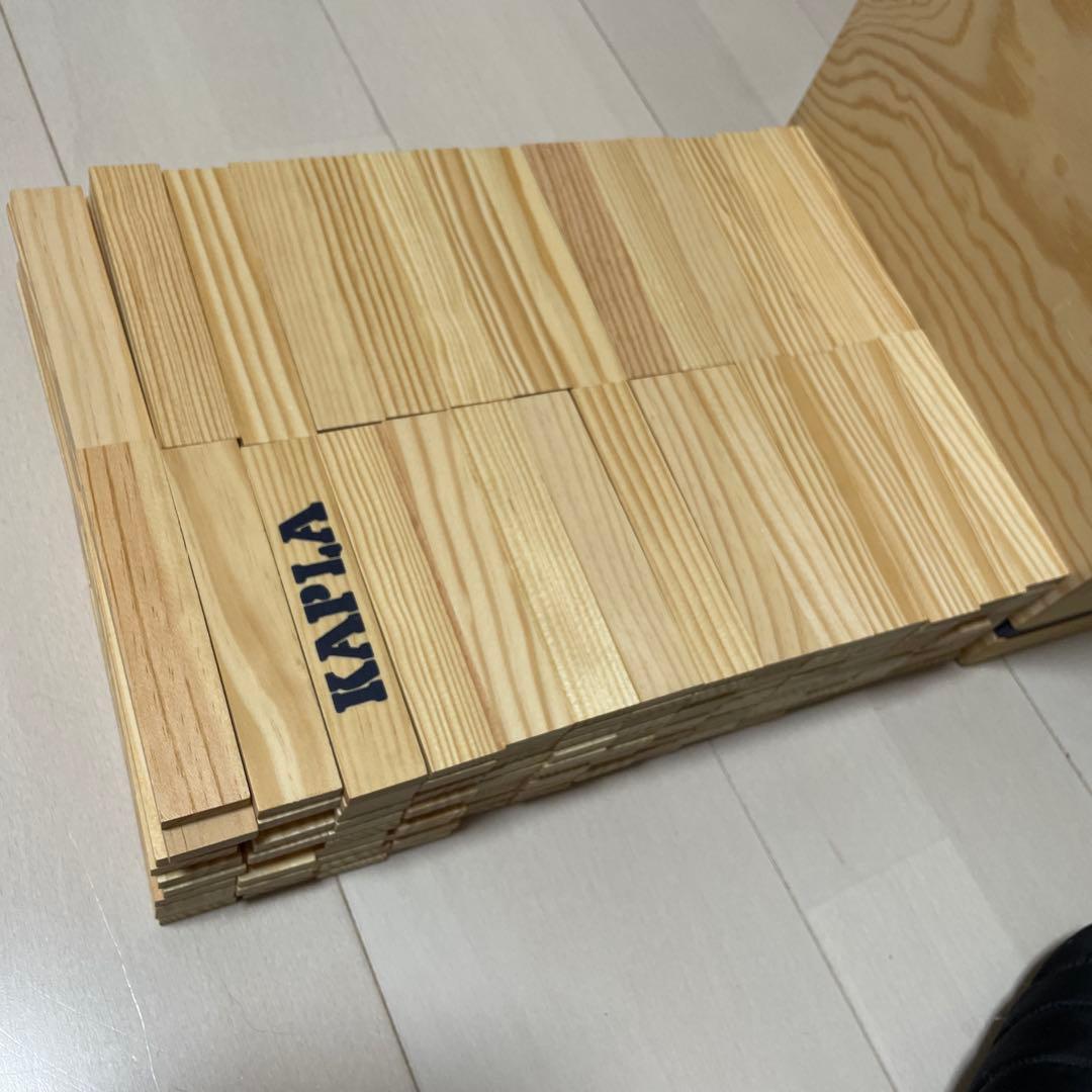 KAPLA 木製ブロック 280ピース　ブルー