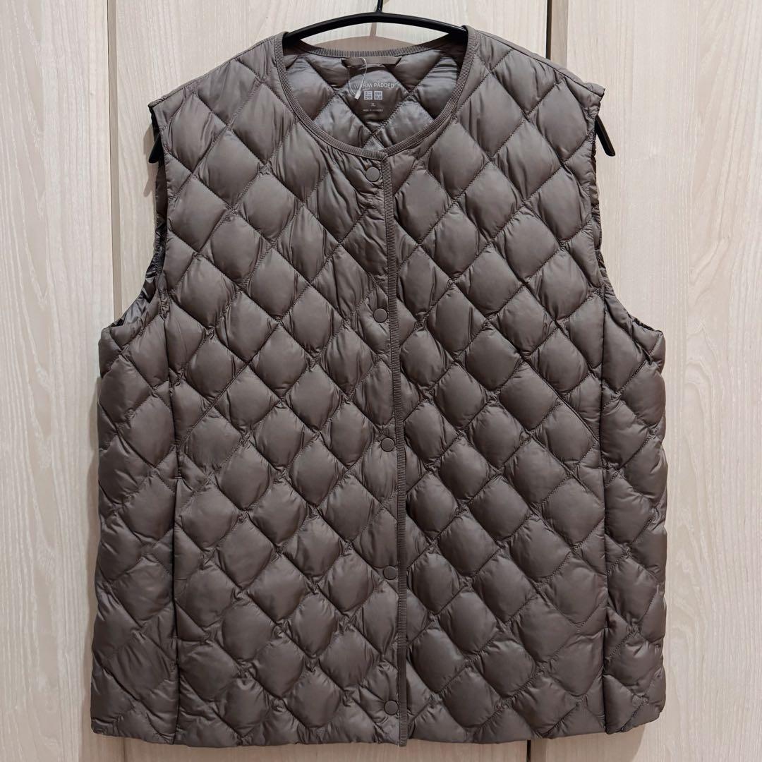新品UNIQLOユニクロ　パフテックキルティングベスト　ウォームパディッド　XL