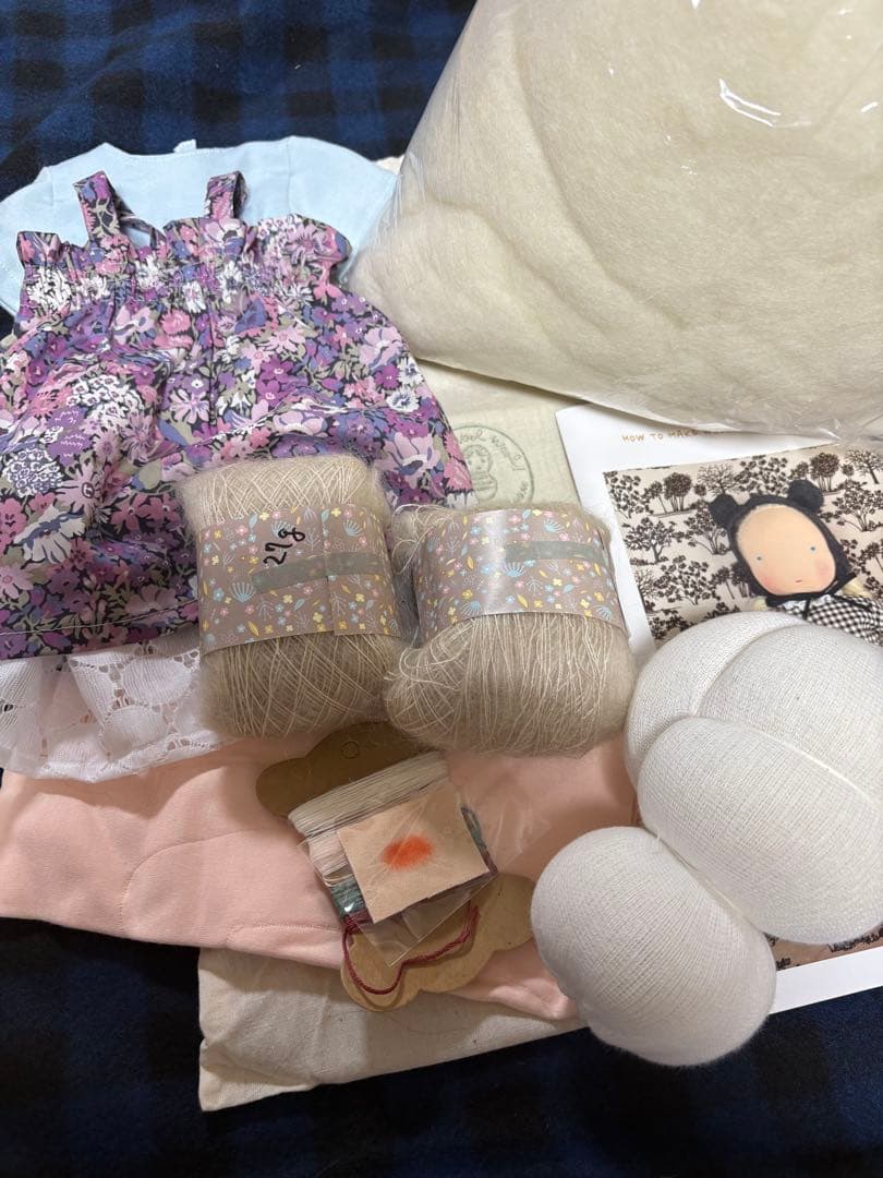 ウォルドルフ人形　手作りキット(プレヘッド付き)