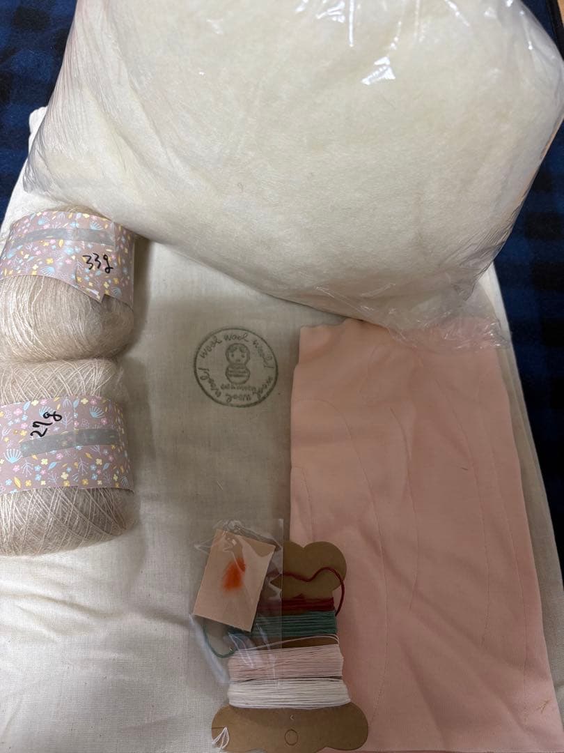 ウォルドルフ人形　手作りキット(プレヘッド付き)