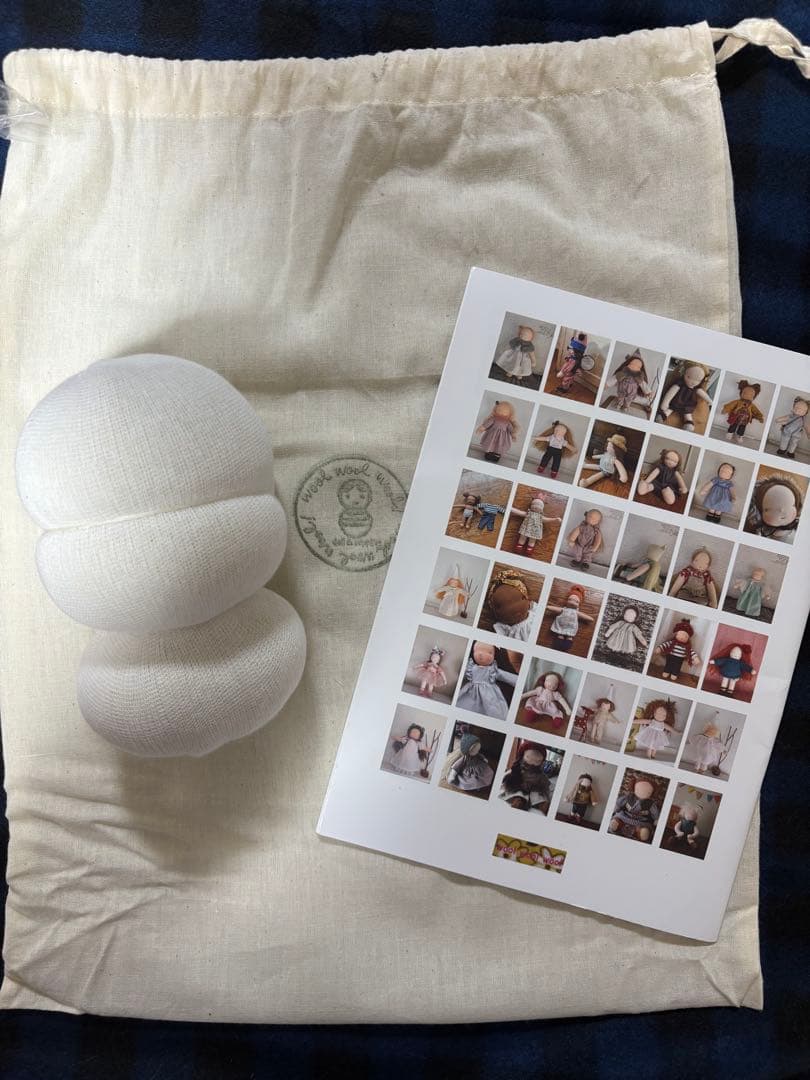 ウォルドルフ人形　手作りキット(プレヘッド付き)