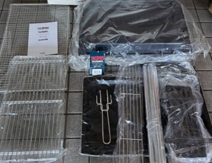 【廃盤】サーモスポータブルチャコールバーベキューグリル　新品未使用値下げし再出品