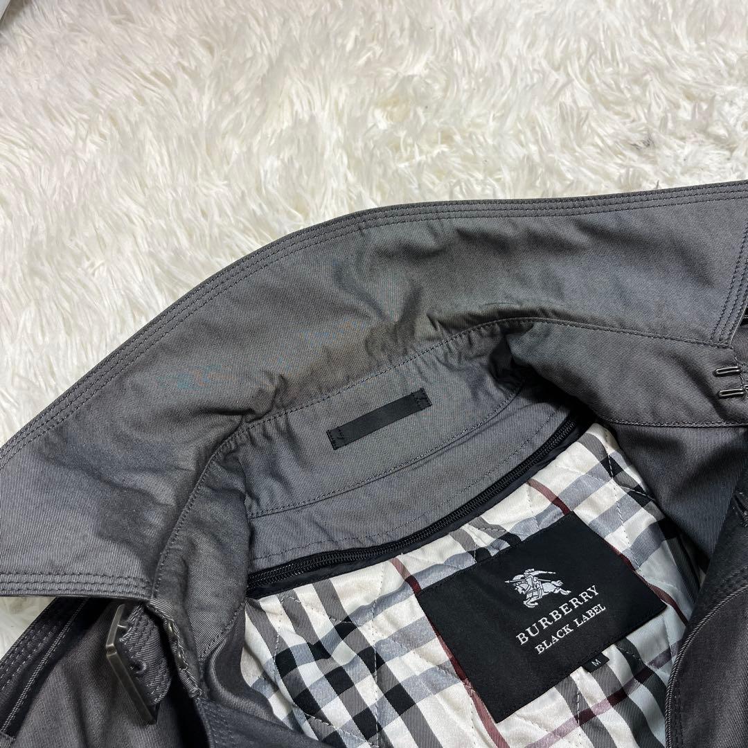 美品　バーバリーブラックレーベル　トレンチコート　ライナー付き　キルティング