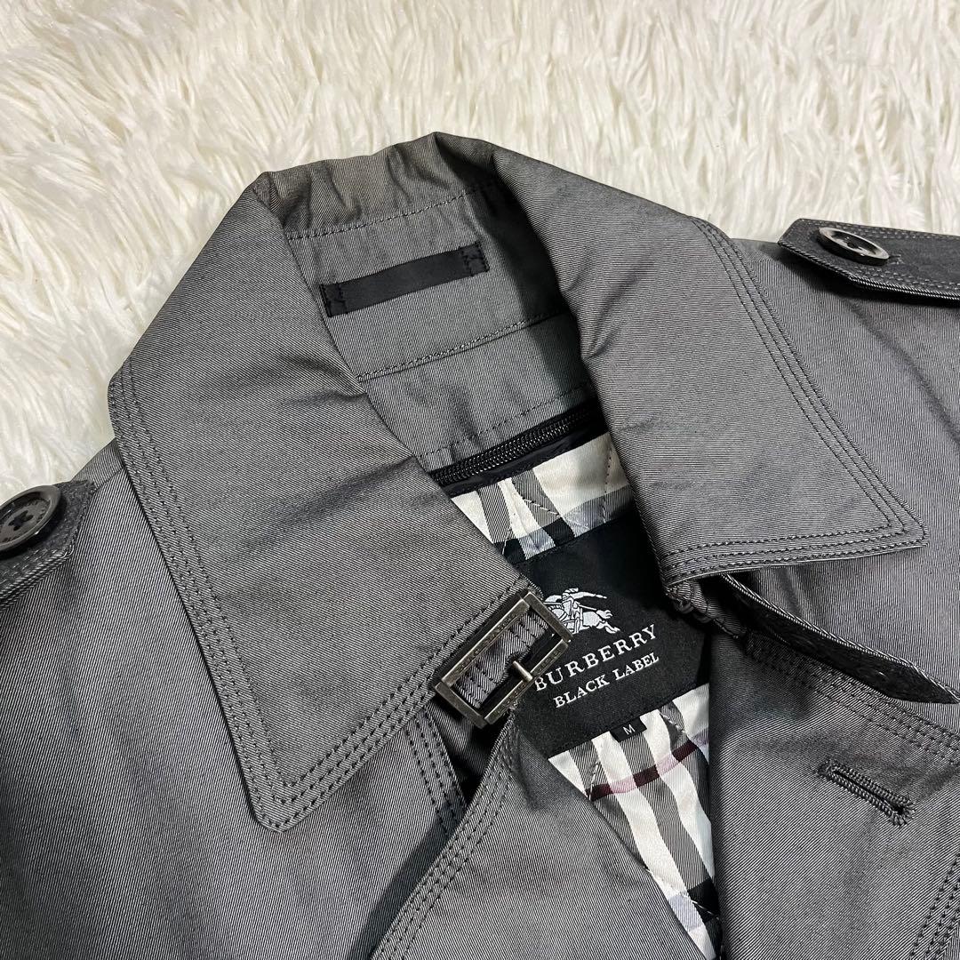 美品　バーバリーブラックレーベル　トレンチコート　ライナー付き　キルティング