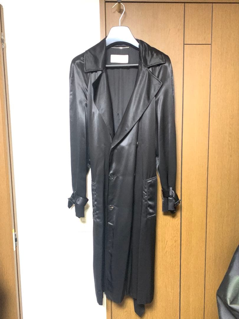 SAINT LAURENT レーヨン100% トレンチコート 48