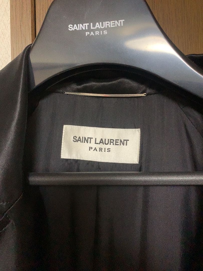 SAINT LAURENT レーヨン100% トレンチコート 48