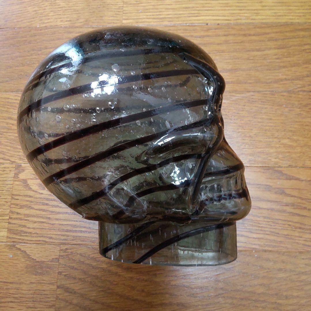 ハロウィン ドクロ 置物 ガラス製 3個セット 希少品 国内発送 入手困難